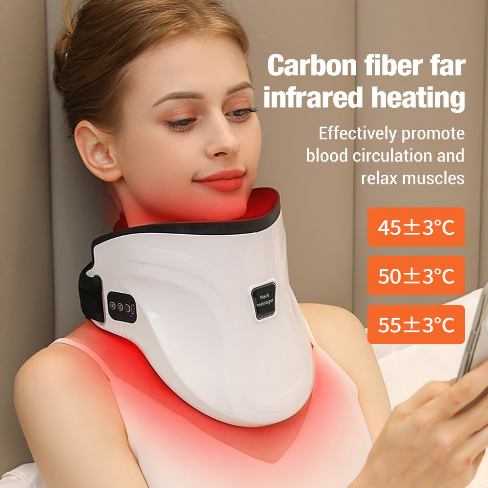 Electric Heated Neck Massager with Air Compression