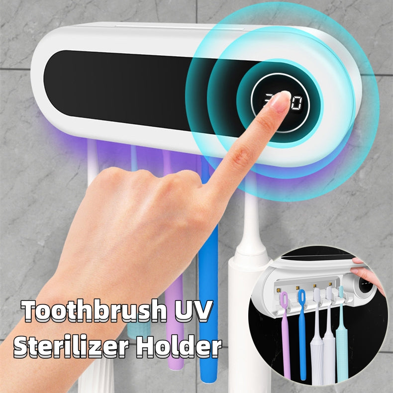 Protect Your Family’s Smile – UV Smart Toothbrush Sterilizer & Wall-Mounted Dispenser