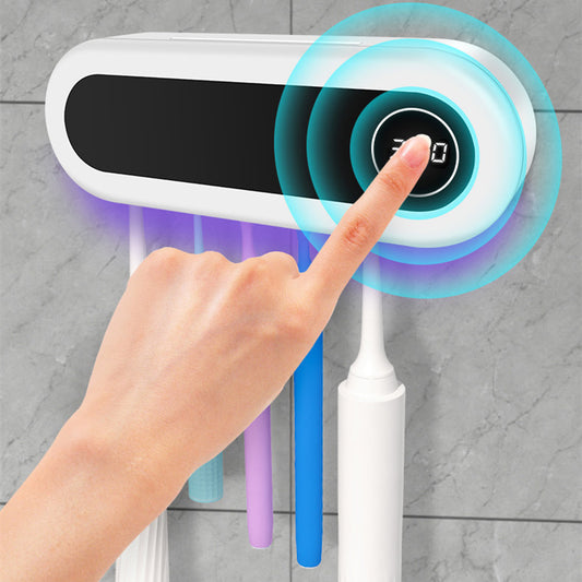 Protect Your Family’s Smile – UV Smart Toothbrush Sterilizer & Wall-Mounted Dispenser