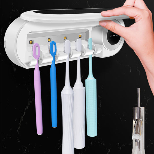 Protect Your Family’s Smile – UV Smart Toothbrush Sterilizer & Wall-Mounted Dispenser