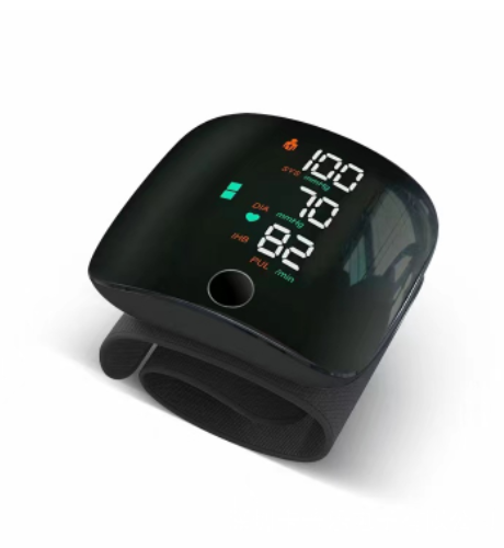 Voice-Guided Digital Blood Pressure Monitor – One-Button Smart Home Health Tracker